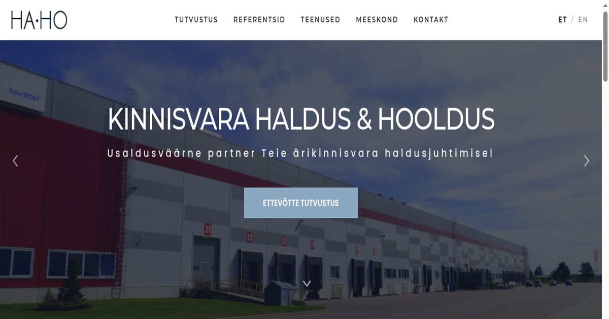 HA•HO | Haldusteenus, hooldusteenus, korrashoiuteenus